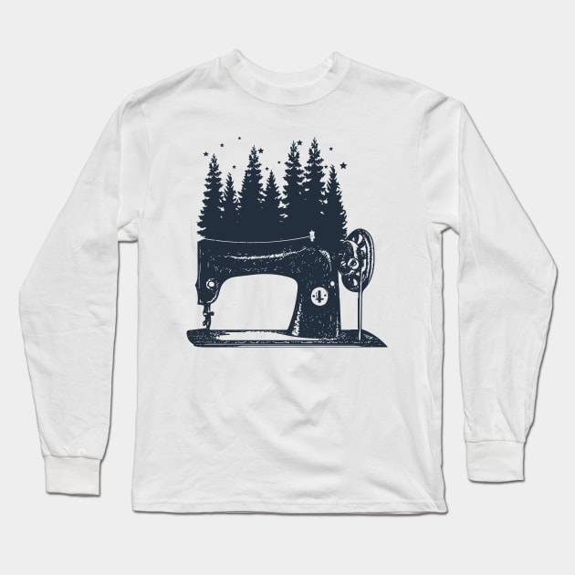 Sewing for the Mountains Long Sleeve T-Shirt by Nataliatcha23